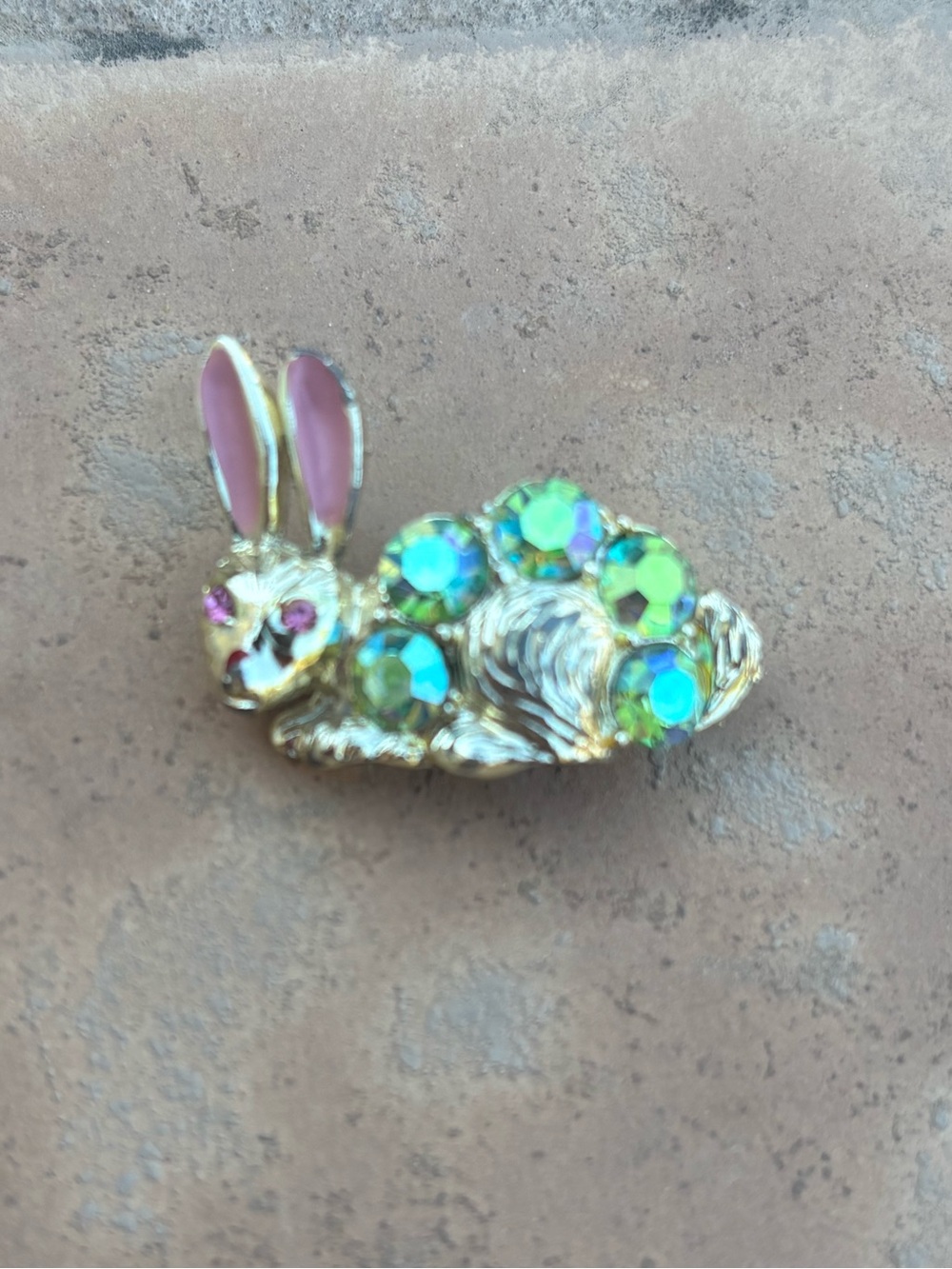 Vintage Bunny Rabbit Brooch Pin